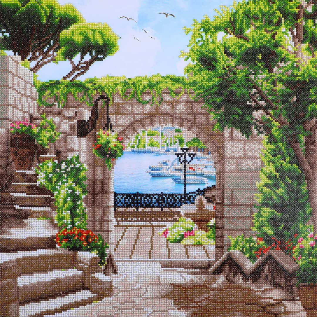 DIAMOND DOTZ ® Diamond Painting Kit - Riviera Dream 18.5x26 IN - Ben Franklin Online DIAMOND DOTZ ® Diamond Painting Kit - Riviera Dream 18.5x26 IN - Ben Franklin Online